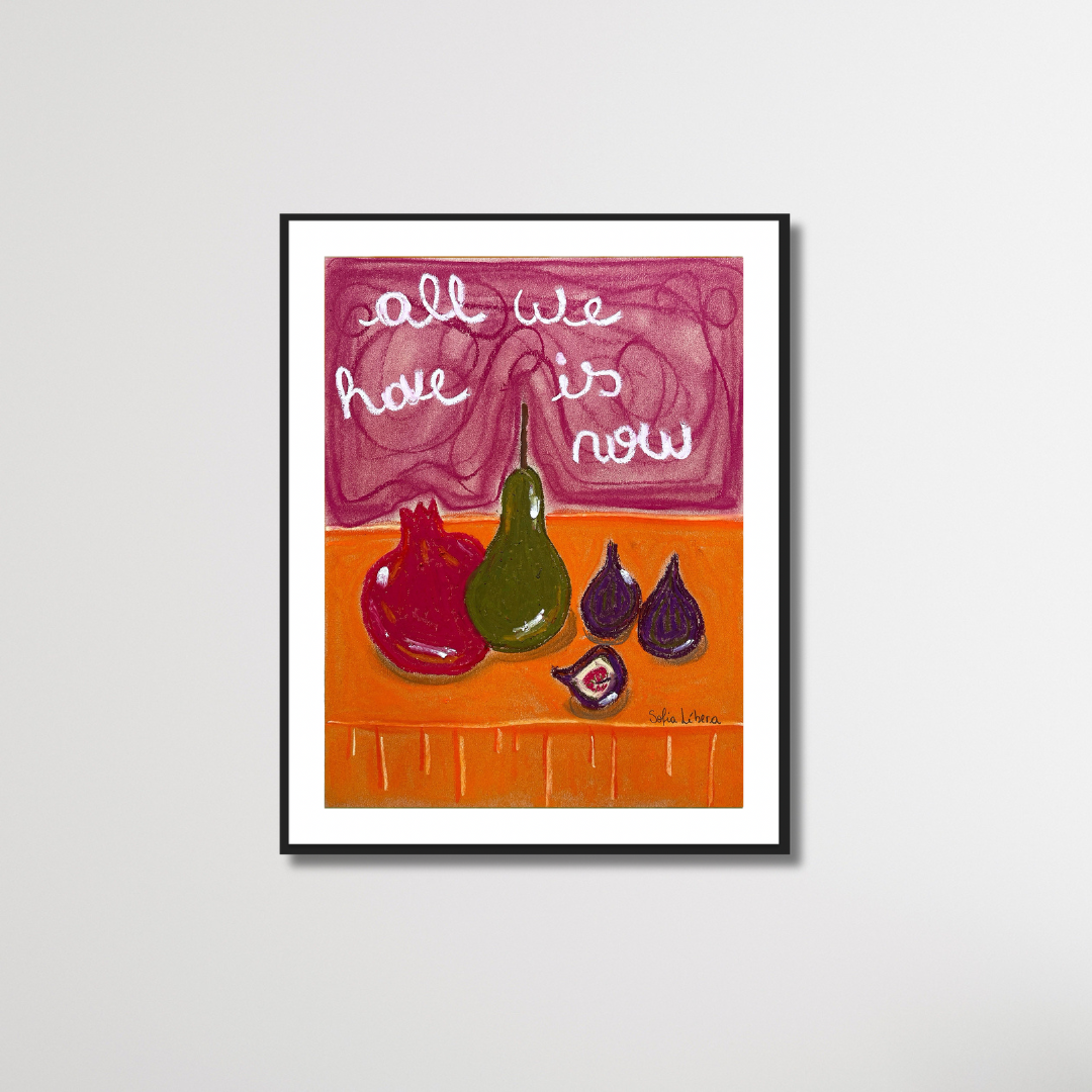 All we have is now - print